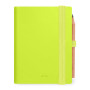 AGENDA 2026 legami MINI bigiornaliera 2-DAY da 12 mesi CHARTREUSE verde CON MATITA