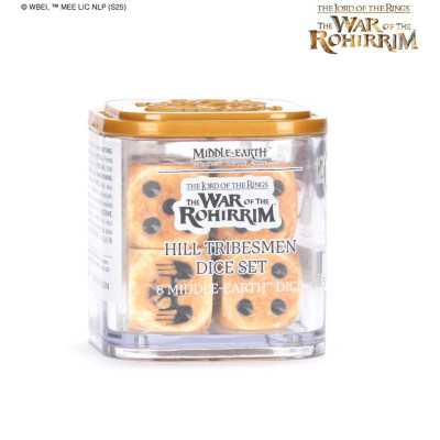 HILL TRIBESMEN DICE set di 8 dadi MIDDLE EARTH strategy battle game THE WAR OF THE ROHIRRIM the lord of the rings