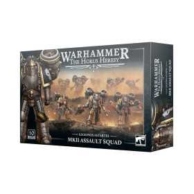 MKII ASSAULT SQUAD set di 10 miniature LEGIONES ASTARTES warhammer THE HORUS HERESY età 12+