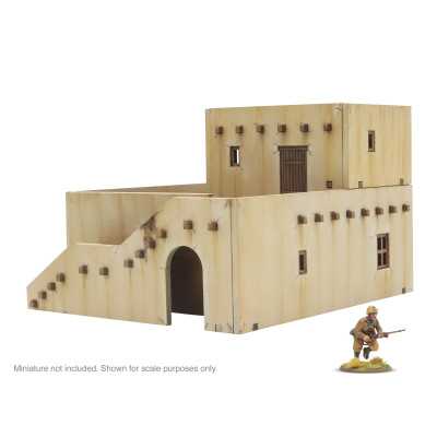 ADOBE BUILDING 1 scenario MDF miniature set EDIFICIO età 14+