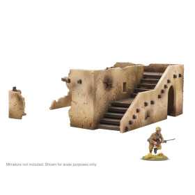 ADOBE BUILDING RUINS 2 scenario MDF miniature set EDIFICIO età 14+