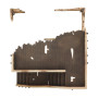 ADOBE BUILDING RUINS 2 scenario MDF miniature set EDIFICIO età 14+