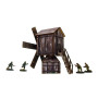 WW2 OSTFRONT VILLAGE WINDMILL prepainted PRE DIPINTO miniature set EDIFICIO età 14+