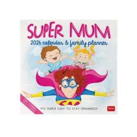 CALENDARIO DA PARETE 2026 legami SUPER MUM planner 30 X 29 CM grande