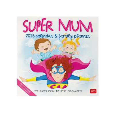 CALENDARIO DA PARETE 2026 legami SUPER MUM planner 30 X 29 CM grande