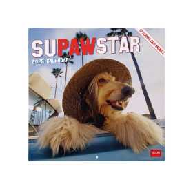 CALENDARIO DA PARETE 2026 legami SUPAWSTAR cani 30 X 29 CM grande