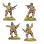 US RANGERS PLATOON COMMANDERS set di 4 miniature IN RESINA warlord games BOLT ACTION età 14+
