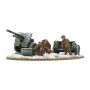 25 PDR LIGHT HOWITZER WITH BRITISH INFANTRY CREW winter IN PLASTICA E METALLO warlord games BOLT ACTION età 14+