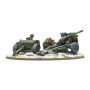 25 PDR LIGHT HOWITZER WITH BRITISH INFANTRY CREW winter IN PLASTICA E METALLO warlord games BOLT ACTION età 14+