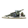25 PDR LIGHT HOWITZER WITH BRITISH INFANTRY CREW winter IN PLASTICA E METALLO warlord games BOLT ACTION età 14+