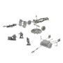 25 PDR LIGHT HOWITZER WITH BRITISH INFANTRY CREW winter IN PLASTICA E METALLO warlord games BOLT ACTION età 14+