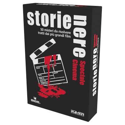 STORIE NERE SPECIALE CINEMA gioco di carte 50 MISTERI DA RISOLVERE rompicapo IN ITALIANO età 18+