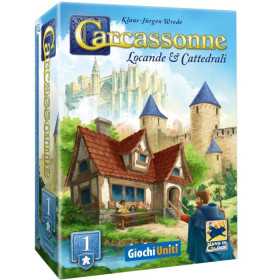 LOCANDE E CATTEDRALI espansione 1 per CARCASSONNE edizione 2025 IN ITALIANO età 7+