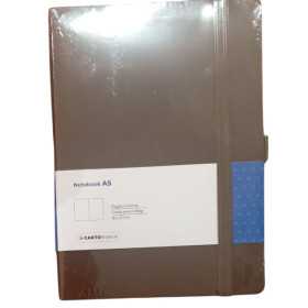 NOTEBOOK A5 taccuino ESSENTIAL cartomania 15 X 21 CM pagine bianche MARRONE
