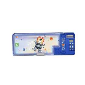 PORTAPENNE MULTIFUNZIONE astuccio rigido SJ GANG seven BOY blu LEONE
