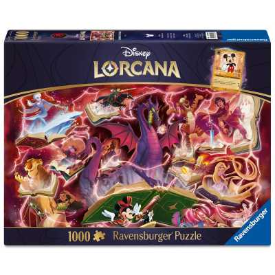 PUZZLE 1000 PEZZI ravensburger LORCANA originale RUBY softclick DISNEY