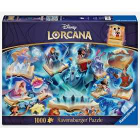 PUZZLE 1000 PEZZI ravensburger LORCANA originale SAPPHIRE softclick DISNEY