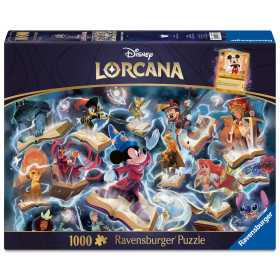 PUZZLE 1000 PEZZI ravensburger LORCANA originale STEEL softclick DISNEY