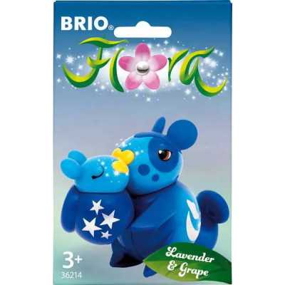 LAVENDER E GRAPE personaggi BRIO FLORA animali IN PLASTICA giocattolo DA COLLEZIONE età 3+