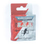 WHITE SCARS DICE set di 16 dadi BIANCHI E ROSSI games workshop WARHAMMER 40K età 12+