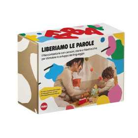 KIT con raccontastorie FABA starter set LIBERIAMO LE PAROLE guide personaggi cuffie IN ITALIANO età 0+