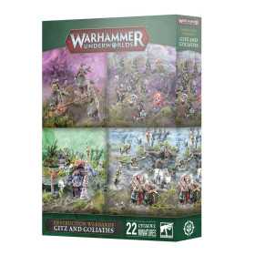 GITZ AND GOLIATHS destruction warbands WARHAMMER underworlds SET DI 22 MINIATURE età 12+