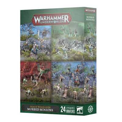 MORBID MINIONS death warbands WARHAMMER underworlds SET DI 24 MINIATURE età 12+
