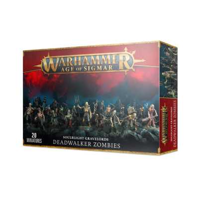 DEADWALKER ZOMBIES set di 20 miniature SOULBLIGHT GRAVELORDS warhammer AGE OF SIGMAR età 12+