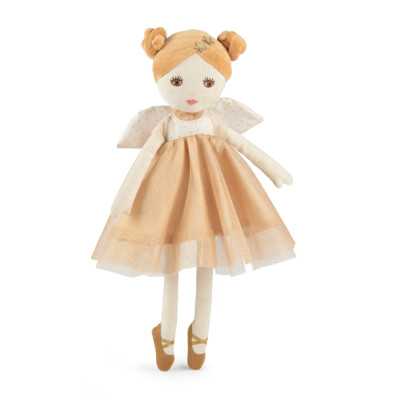 FATA MELUSINE gold fairy LES FEES morbida bambola MOULIN ROTY età 1+
