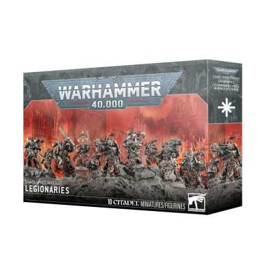 LEGIONARI legionaries CHAOS SPACE MARINES set di 10 miniature WARHAMMER 40K età 12+