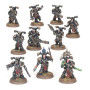 LEGIONARI legionaries CHAOS SPACE MARINES set di 10 miniature WARHAMMER 40K età 12+