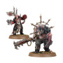 TRADITORE SORVEGLIANTE traitor enforcer CHAOS SPACE MARINES set di 2 miniature WARHAMMER 40K età 12+