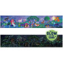 MAGIC FOREST PUZZLE foresta magica DA 200 PEZZI glow in the dark HAPE si illumina al buio CON CARTE età 6+