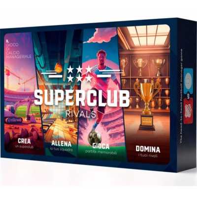 SUPERCLUB RIVALS gioco da tavolo IN ITALIANO asmodee UNO CONTRO UNO età 12+