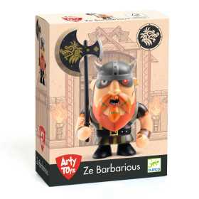 ZE BARBARIOUS vichingo ARTY TOYS action figure snodabile DJECO DJ06850 età 3+