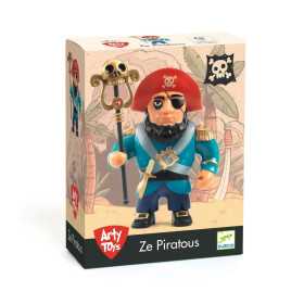ZE PIRATOUS pirata ARTY TOYS action figure snodabile DJECO DJ06851 età 3+