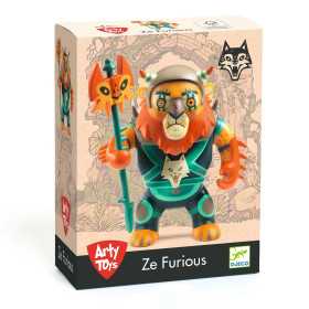ZE FURIOUS cavaliere ARTY TOYS action figure snodabile DJECO DJ06917 età 3+