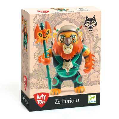 ZE FURIOUS cavaliere ARTY TOYS action figure snodabile DJECO DJ06917 età 3+