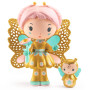 HORTENSE & FLY fata TINYLY action figure DJECO in resina DJ06937 snodabile MINIATURA età 4+