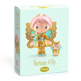 HORTENSE & FLY fata TINYLY action figure DJECO in resina DJ06937 snodabile MINIATURA età 4+