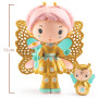 HORTENSE & FLY fata TINYLY action figure DJECO in resina DJ06937 snodabile MINIATURA età 4+