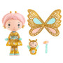 HORTENSE & FLY fata TINYLY action figure DJECO in resina DJ06937 snodabile MINIATURA età 4+
