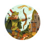 PUZZLE da 36 pezzi ROBIN HOOD scatola sagomata DJECO DJ07304 età 4+