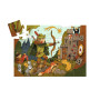 PUZZLE da 36 pezzi ROBIN HOOD scatola sagomata DJECO DJ07304 età 4+