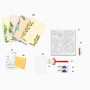 ATELIER DI INCISIONE kit artistico PASSIFLORA polistirene DJECO DJ09352 età 7+
