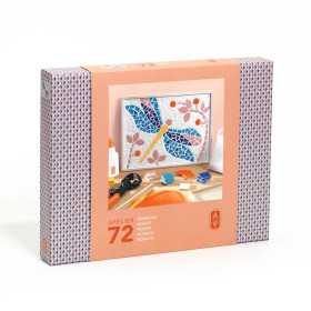 MOSAICO kit artistico ATELIER 72 con cornice in legno DJECO DJ0_GA10072 età 15+