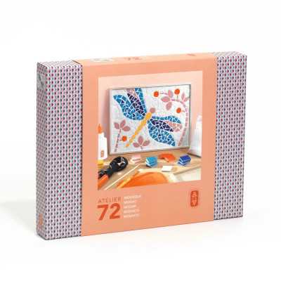 MOSAICO kit artistico ATELIER 72 con cornice in legno DJECO DJ0_GA10072 età 15+
