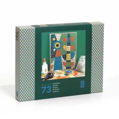 MOSAICO kit artistico ATELIER 73 con cornice in legno DJECO DJ0_GA10073 età 15+