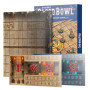 TOMB KINGS PITCH & DUGOUTS campo e panchine a doppia faccia IN INGLESE set di accessori BLOOD BOWL età 12+