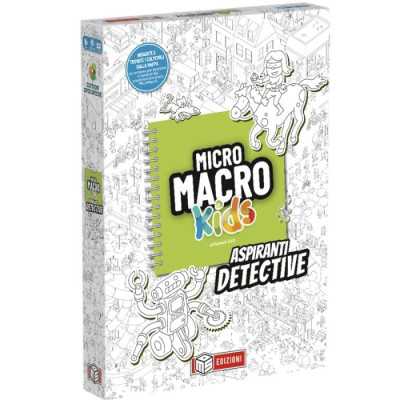 MICROMACRO KIDS gioco investigativo ASPIRANTI DETECTIVE ms edizioni IN ITALIANO età 6+